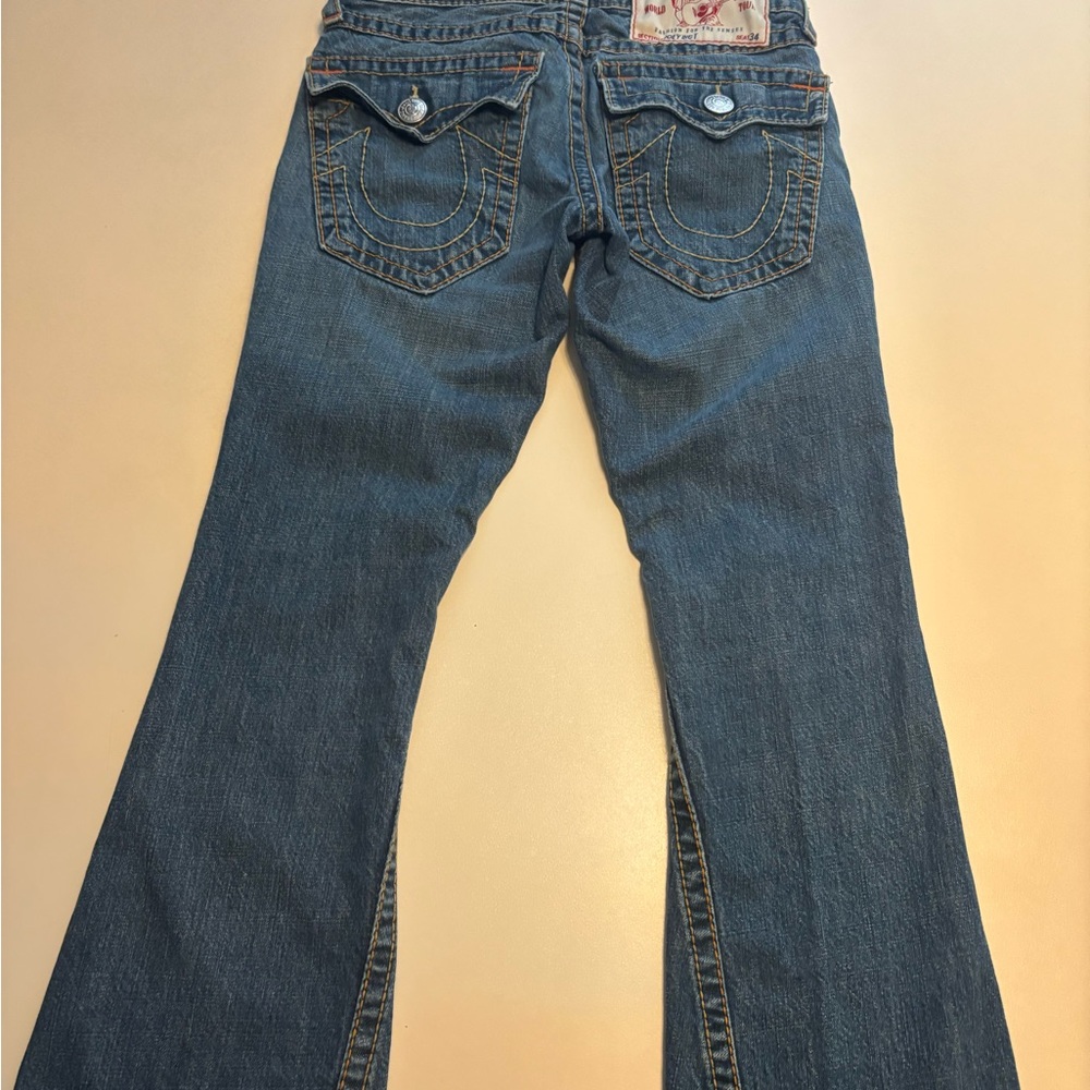 True Religion Blue Flare & Wide Leg Jeans